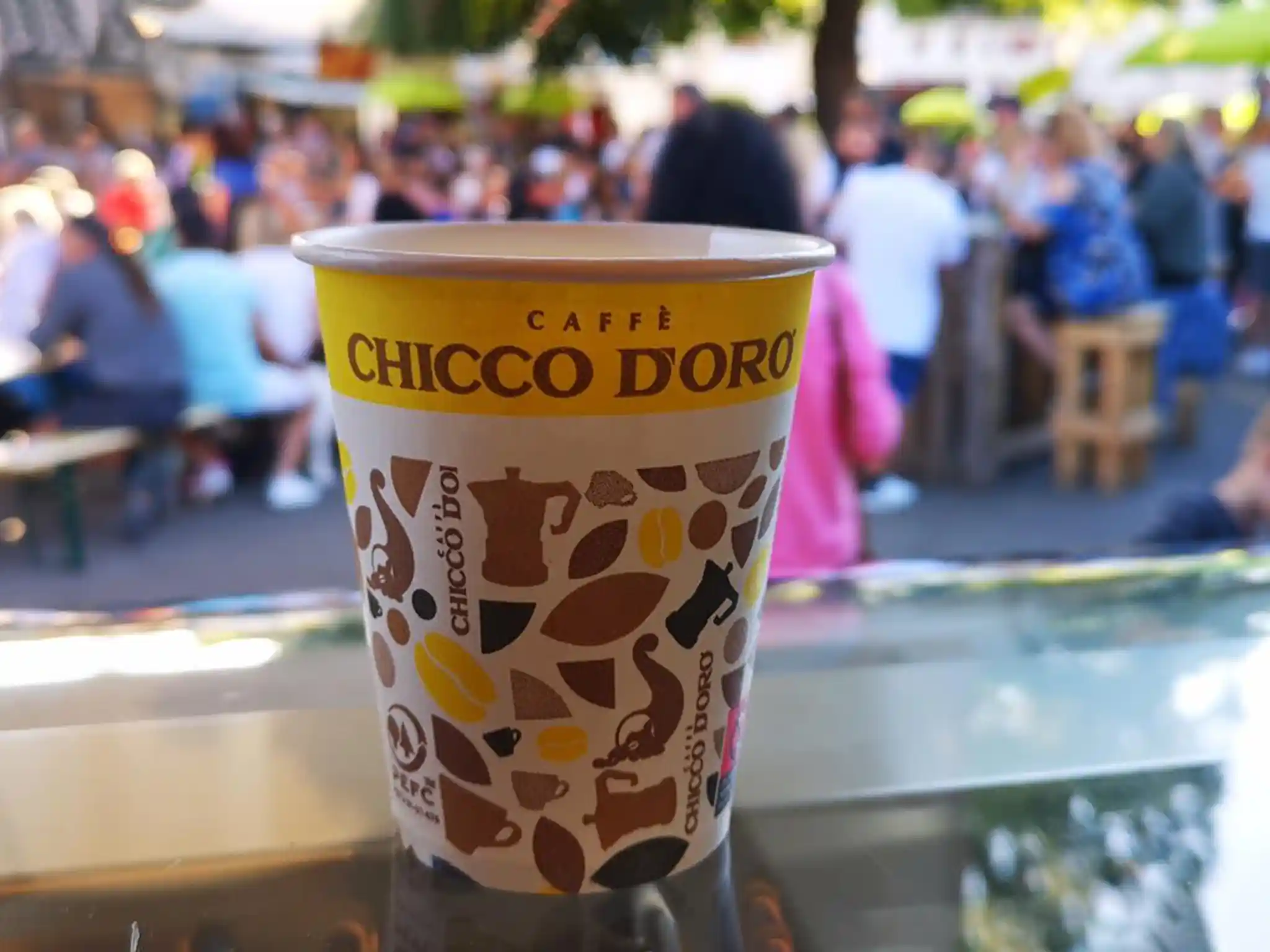 Kaffee-Mobil im Einsatz